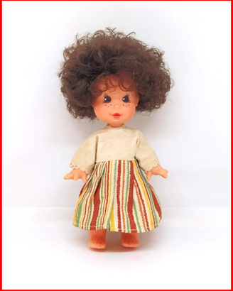 Bambola mini Fiba vintage bambolina vinile v75