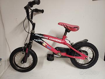 bici bimbo dai 2-3 a 4-5 anni  ruote da 12 