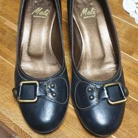 Scarpe mezzo tacco in pelle Malu 