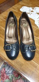 Scarpe mezzo tacco in pelle Malu 