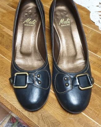Scarpe mezzo tacco in pelle Malu 