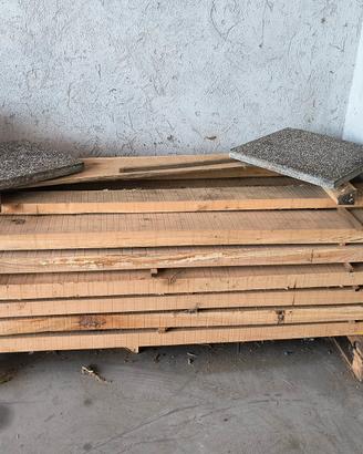 assi rovere grezze squadrate spessore 6cm