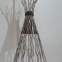 Lampadario in acciaio