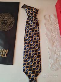 Cravatta nuova Versace pura seta