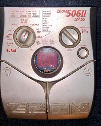 Pedaliera per basso "Zoom 506 II Bass"