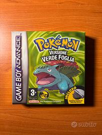 Pokémon Verde Foglia GBA Originale Nintendo