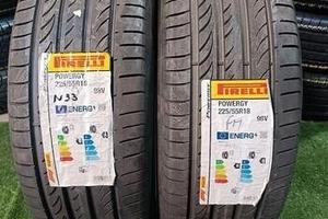 2 gomme 225 55 18 PIRELLI NUOVE 100% RIFN33