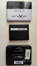 Portafoglio pelle nera Vip Flap