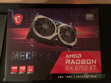 SCHEDA VIDEO MSI RADEON RX6750XT MECH 2X 12GB DDR6
