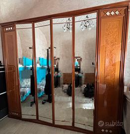 Camera in noce+letto a castello Colombini