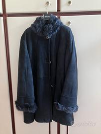 Montone donna colore blu