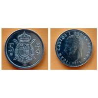 5 PANTS 1975 moneta spagnola 