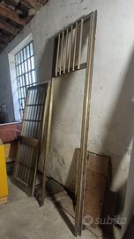 Portone d'ingresso in alluminio anodizzato