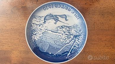 Piatto ceramica Copenaghen 1970