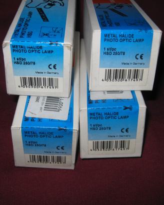 N°5 Lampade OSRAM STAGE STUDIO Modello HSD 250/78
