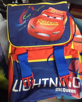 Zaino Cars Saetta McQueen nuovo