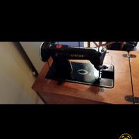 MACCHINA DA CUCIRE  SINGER 15k VINTAGE CON MOBILE