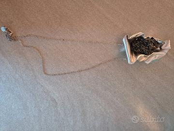 collana ematite grezza