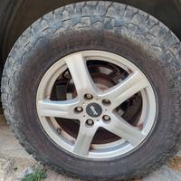 Cerchi in lega e gomme per jeep cherroke crd