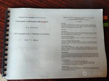 Dispensa Conversione e utilizzazione dell'energia
