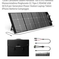 Pannello solare portatile e pieghevole Elecaenta 1