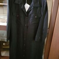 Vestito puro lino, colore nero, taglie 46-48-50
