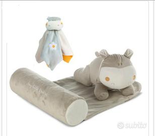 set  neonato con cuscino doudou con sensore