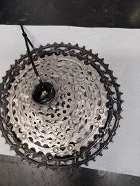 pacco pignoni Shimano XT 12v. 