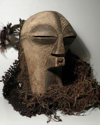 Maschera Kifwebe Songye 1940 arte tribale africana