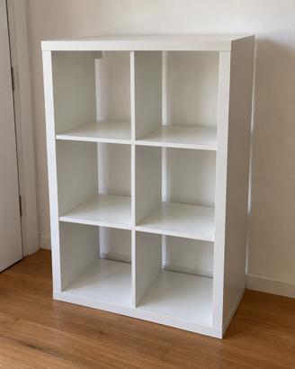 5 scaffali librerie IKEA KALLAX bianchi