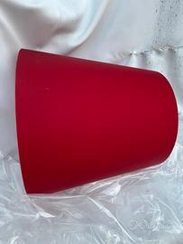 Paralume rosso raro Fontana Arte mod 1853