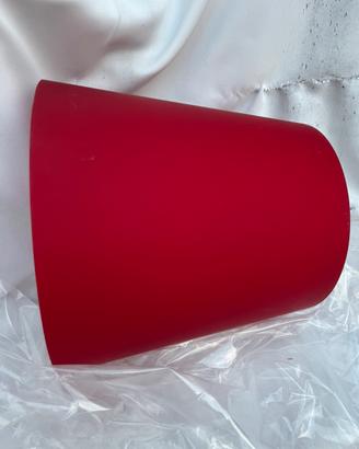 Paralume rosso raro Fontana Arte mod 1853