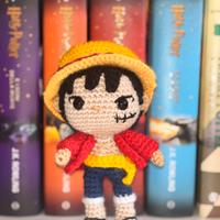 One Piece Luffy cappello di Paglia amigurumi