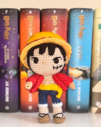 One Piece Luffy cappello di Paglia amigurumi