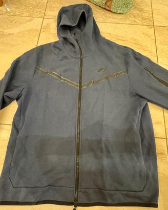 FELPA UOMO DI COTONE CON ZIP E CAPPUCCI BRAND NIKE