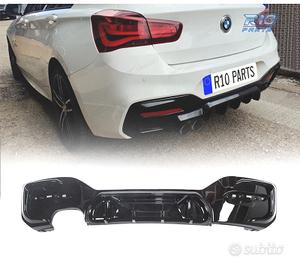 DIFFUSORE BMW F20 LCI 15- LOOK COMPETITION NERO LU