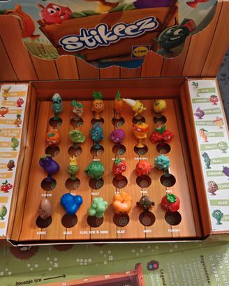 Stikeez Lidl ortaggi collezione Completa