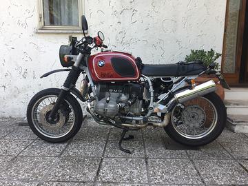 Bmw r100 r telaietto e sella fatti su misura