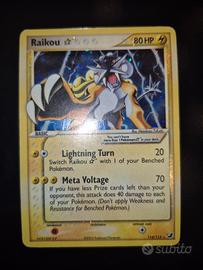 Carta Pokemon Raikou gold star ENG GOOD