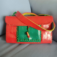 Borsa artigianale stile cartella scolastica