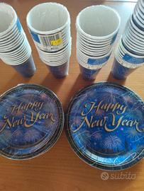 Coordinato di carta per festa di Capodanno