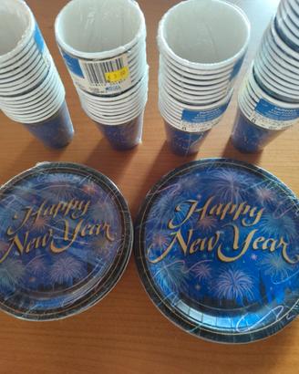 Coordinato di carta per festa di Capodanno