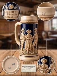 boccale da birra in grès tradizionale tedesco