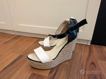 Espadrillas bianco nera