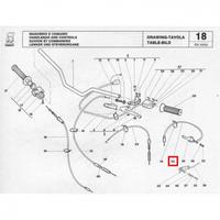 Corda comando aria Cagiva Ala Rossa 350 - 39180