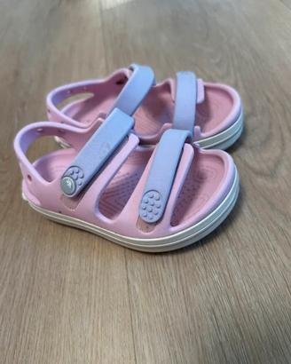 Crocs da bambina rosa e viola tg. 9 / 26