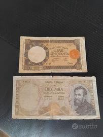 Banconote regno e repubblica ottimi falsi d epoca