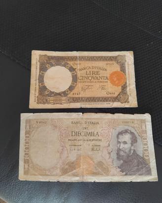 Banconote regno e repubblica ottimi falsi d epoca