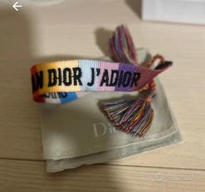 Bracciale in tela multicolore