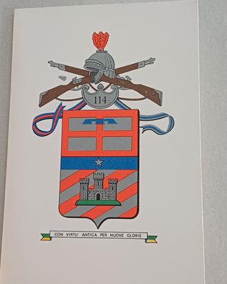 Biglietto d'onore 114° Reggimento Fant. Mantova